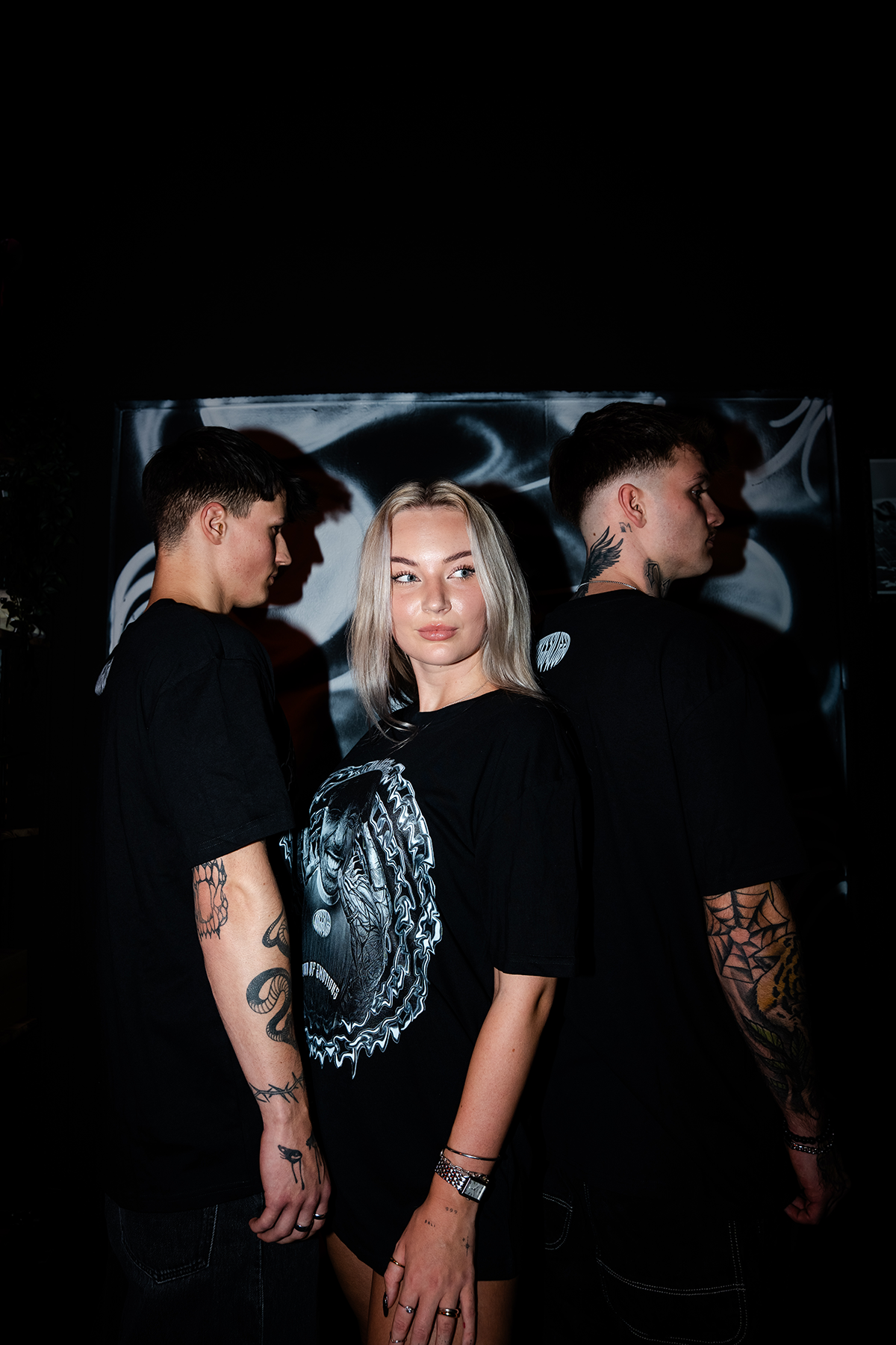 T - Shirt "Chrissyjeey" Schwarz