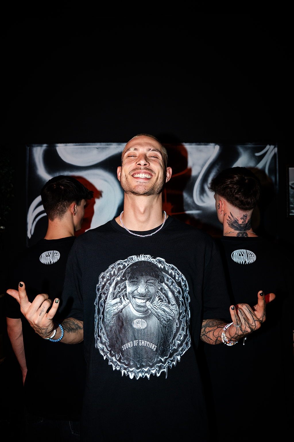 T - Shirt "Chrissyjeey" Schwarz