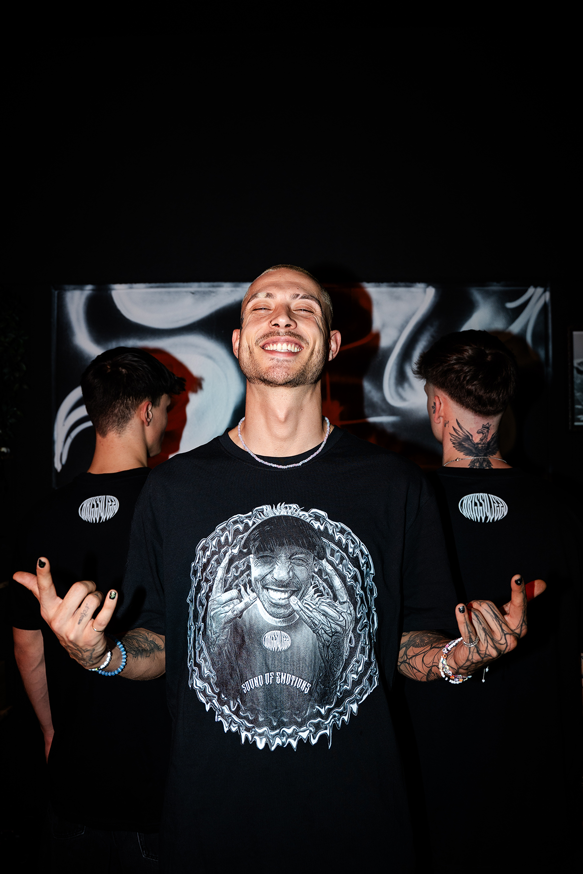 T - Shirt "Chrissyjeey" Schwarz