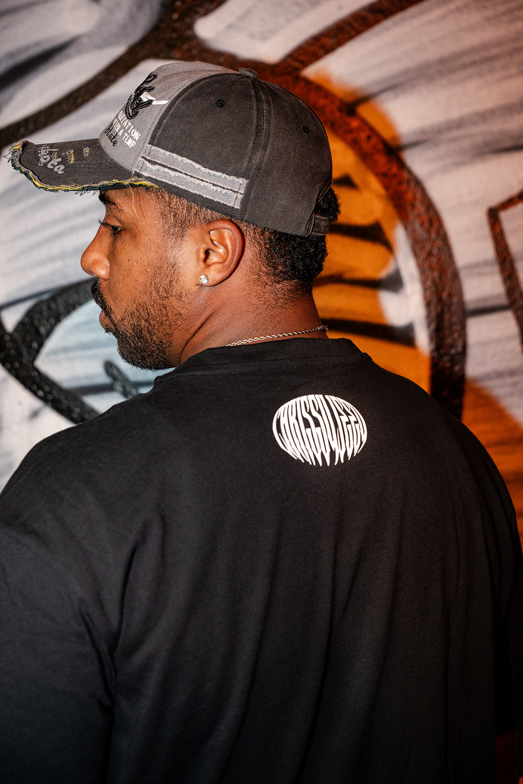 T - Shirt "Chrissyjeey" Schwarz