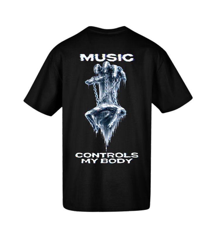 T - Shirt "Music controls my body"